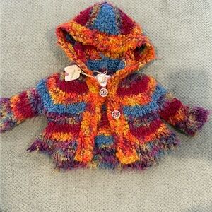 New! Hooded Sweater by Mimi & Maggie! Size 12 Months!
